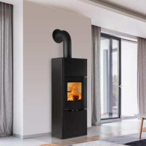 Ausverkauft - Kaminofen Turano Stahl schwarz