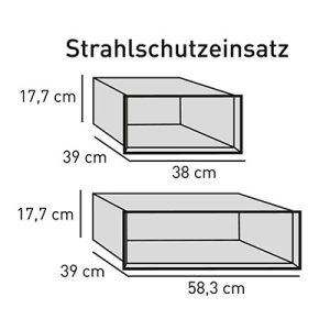 Elements Strahlenschutzeinsatz Optik Box